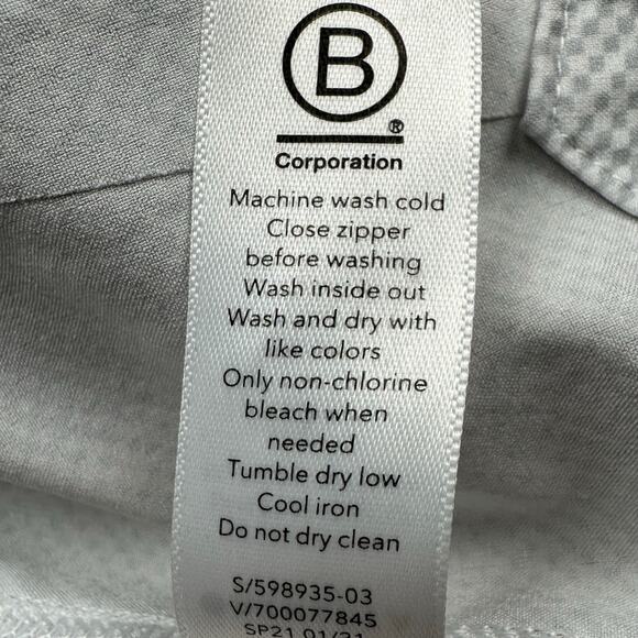 Athleta Jacket Womens Large Gray Full Zip Hoodie Running Activewear Windbreaker - Picture 10 of 14